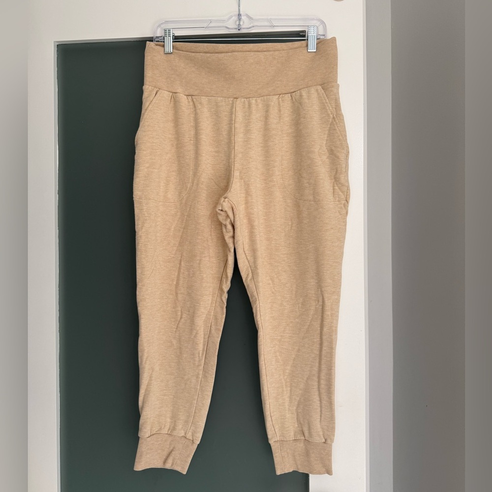 Beige Nike Capri Joggers
